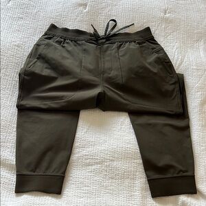 Lululemon Men's Olive Green Jogger Pants